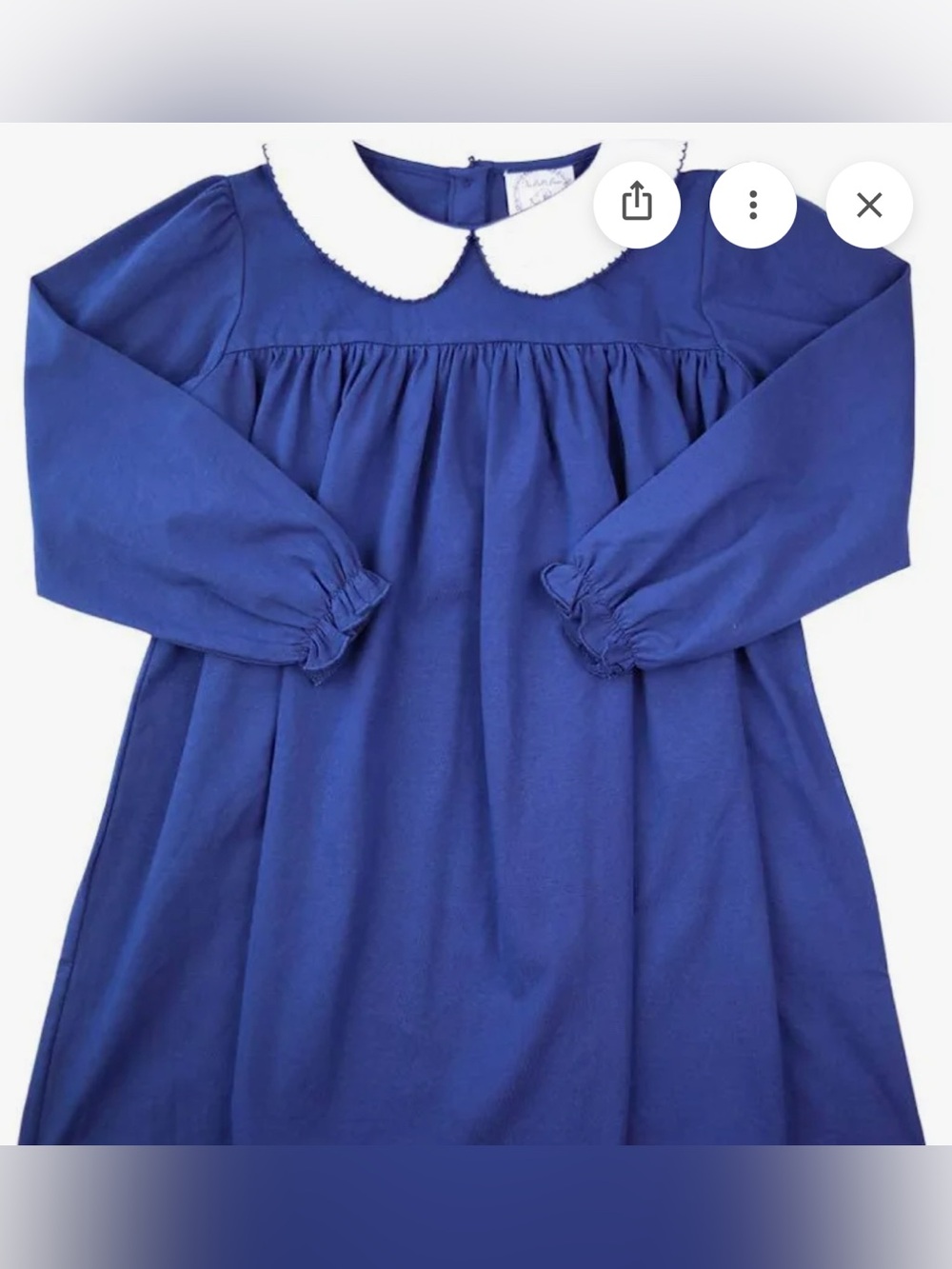 Bella bean navy dress
